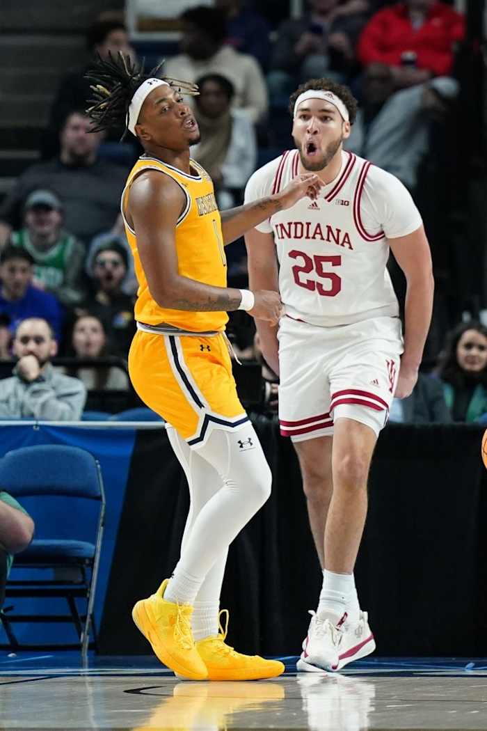 Race Thompson (25) reacts after a dunk against Kent State Golden Flashes forward VonCameron Davis (1).
